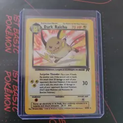 2000 POKEMON ROCKET #83 DARK RAICHU-HOLO Secret Rare!!! - Image 1