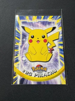 1999 Topps Pokemon #25 Pikachu TV Animation Edition Series Near Mint - Image 1