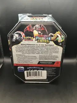 Pokemon TCG Scarlet & Violet - Paldean Fates Iron Treads EX Tin FACTORY SEALED - Image 4
