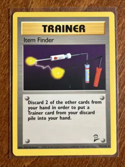 2000 Pokemon Base Set 2 Item Finder #103/130 Rare - MP+ - Image 1