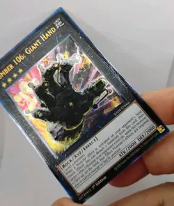 YU-GI-OH! Number 106: Giant Hand RA04-EN066. 1st Ed. Prismatic Ultimate Rare PUR - Image 2