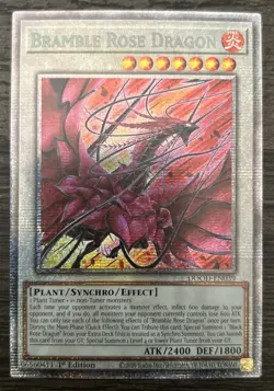 Yu-Gi-Oh! - Bramble Rose Dragon - DOOD-EN039 - Starlight Rare - 1st Ed. NM/M - Image 1
