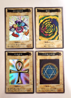 Yugioh Japan Bandai Time Wizard Polymerization Monster Reborn Spellbinding Circl - Image 1