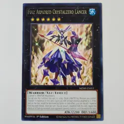Full Armored Crystalzero Lancer - MZMI-EN053 - NM/VLP - Rare - 1st ed - Yugioh - Image 1