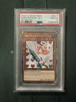 Yu-Gi-Oh! Injection Fairy Lily RA03-EN117 PSA 10 - Image 1