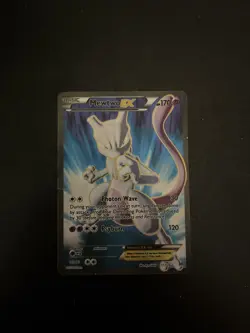Pokemon Mewtwo EX Holo Full Art Ultra Rare TCG Card 157/162 - Image 1