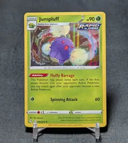 Jumpluff Rare Holo Rapid Strike Grass Evolving Skies Pokemon TCG Card 004/203 - Image 1