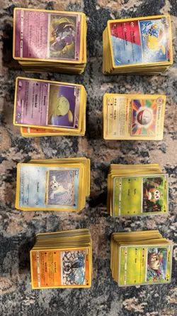 Huge Pokemon Card Lot-800+Official Cards-Uncommons with Some Rares-Bulk Collecti - Image 1