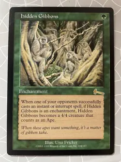Hidden Gibbons - Urza's Legacy English MTG NM Rare - Image 1