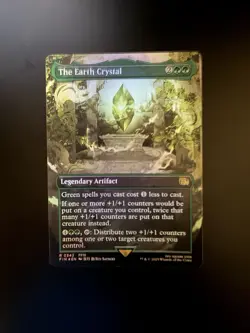 MTG Final Fantasy English The Earth Crystal Borderless 0342 Foil - Image 1