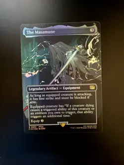 MTG Final Fantasy English The Masamune Borderless 0353 Foil - Image 1