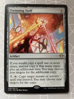 Twinning Staff - Commander 2020 English MTG NM Rare - Image 1