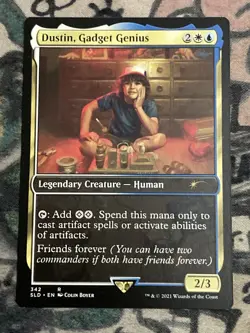 MTG Dustin, Gadget Genius Secret Lair Drop Series 342 Non Foil Regular Rare - Image 1