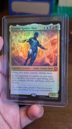 MTG Cosmic Spider-Man - Marvel's Spider-Man (SPM) Near Mint Foil - Image 3