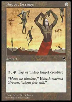 Puppet Strings - Light Play MTG Tempest - Image 1