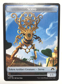Servo Token 33 Modern Horizons 3 MTG Magic the Gathering NEAR MINT NM - Image 1