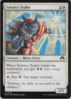 Solstice Zealot C Modern Horizons 3 43 NM Normal MTG - Image 1