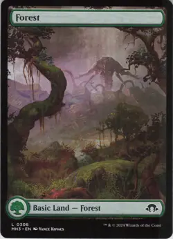 Forest (0308) L Modern Horizons 3 308 NM Normal MTG - Image 1