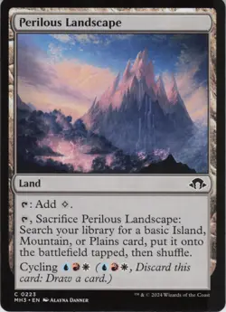 Perilous Landscape C Modern Horizons 3 223 NM Normal MTG - Image 1