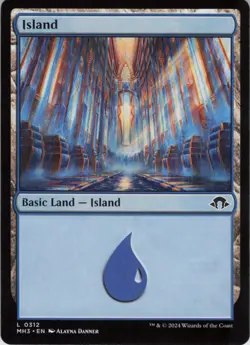 Island (0312) L Modern Horizons 3 312 NM Normal MTG - Image 1