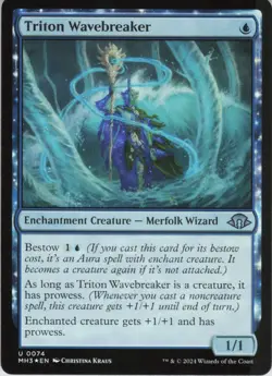 Triton Wavebreaker U Modern Horizons 3 74 NM Foil MTG - Image 1