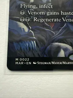 MTG Venom, King in Black 0022 Regular (Borderless) Marvel Eternal-Legal NM MAR - Image 2