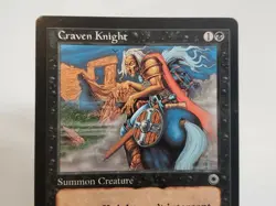 MTG Craven Knight Portal Regular Common Magic READ - Image 2