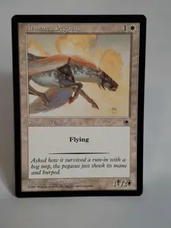 MTG Armored Pegasus (1) Portal Regular Common Magic - Image 1