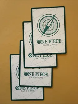 4x One Piece Don Card Gol D. Roger Gold OP-13 Carrying On His Will Japanese - Image 2