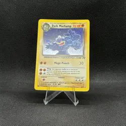 (NM) Dark Machamp 10/82 Team Rocket Holo Rare Vintage Pokemon Card - Image 2
