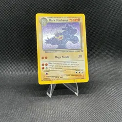 (NM) Dark Machamp 10/82 Team Rocket Holo Rare Vintage Pokemon Card - Image 3