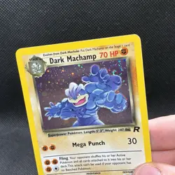 (NM) Dark Machamp 10/82 Team Rocket Holo Rare Vintage Pokemon Card - Image 5