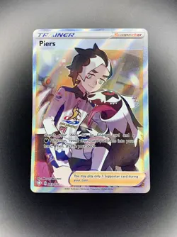 Piers 069/072 | SWSH - Shining Fates | Full Art Trainer | Pokemon NM/Mint Card - Image 1
