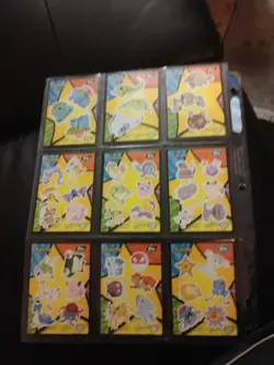 Pokemon The First Movie Topps Sticker Cards Full Set Of Ash Puzzle - Image 1