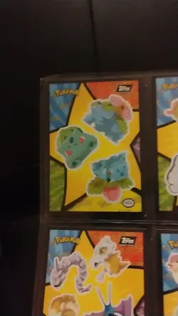 Pokemon The First Movie Topps Sticker Cards Full Set Of Ash Puzzle - Image 2