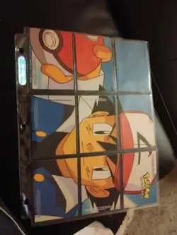 Pokemon The First Movie Topps Sticker Cards Full Set Of Ash Puzzle - Image 3