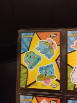 Pokemon The First Movie Topps Sticker Cards Full Set Of Ash Puzzle - Image 5