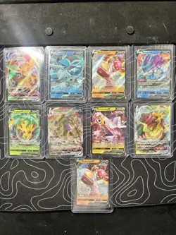 Pokemon TCG Evolving Skies 9 Card VMAX Lot SUPER MINT - Image 1