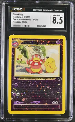 CGC 8.5 Slowking 2001 Southern Islands 14/18 Reverse Holo Pokemon Card - Image 1