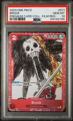 2023 ONE PIECE PREMIUM CARD COLL -ONE PIECE FILM RED- #011 BROOK PSA 10 - Image 1