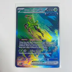 Pokemon Card Iron Leaves Ex 203/162 Temporal Forces SIR NM - Image 1