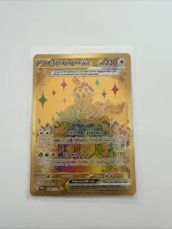 Pokemon Card Terapagos EX 180/131 Prismatic Evolutions Hyper Rare Gold NM - Image 1