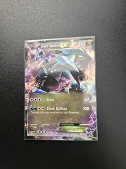Pokemon TCG Black Kyurem EX Holo Ultra Rare Card 95/135 Plasma Storm - Image 1