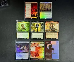MTG Magic The Gathering Spiderman Card Lot Foil & Regular Mythical And Rare Lol - Image 1