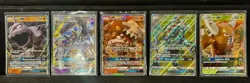 Pokemon Sun And Moon Gx Lot 5 Cards - Kommo, pinser, Onix, Lunala, Super Mint - Image 1
