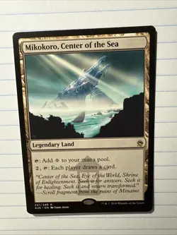 Mikokoro, Center of the Sea Masters 25 Magic the Gathering Legendary Land - Image 1