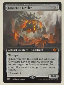 Cityscape Leveler Extended Art - Mythic - The Brothers' War MTG - Image 1