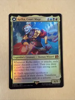 Kefka, Court Mage #231 FIN M Mythic - MTG Final Fantasy FOIL - Image 1