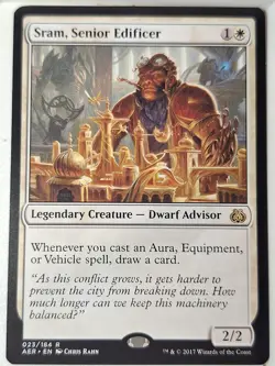 Sram, Senior Edificer - Aether Revolt - Magic the Gathering MTG Nice! - Image 1