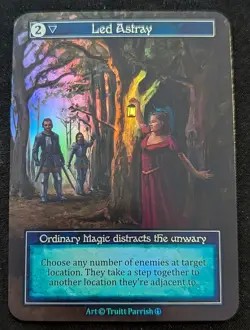 Sorcery Contested Realm - Led Astray FOIL - Arthurian Legends - Pack Fresh!!! - Image 1